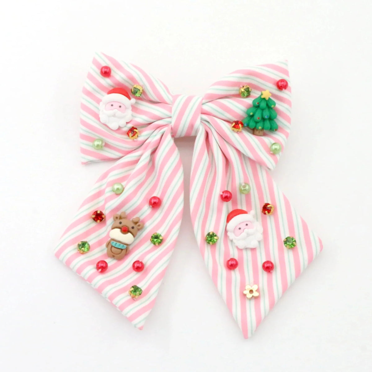 Poppyland_Santa Stripe Bow_3