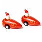 Santa’s Pull Back Car - Magnolia BabyWooden Toy