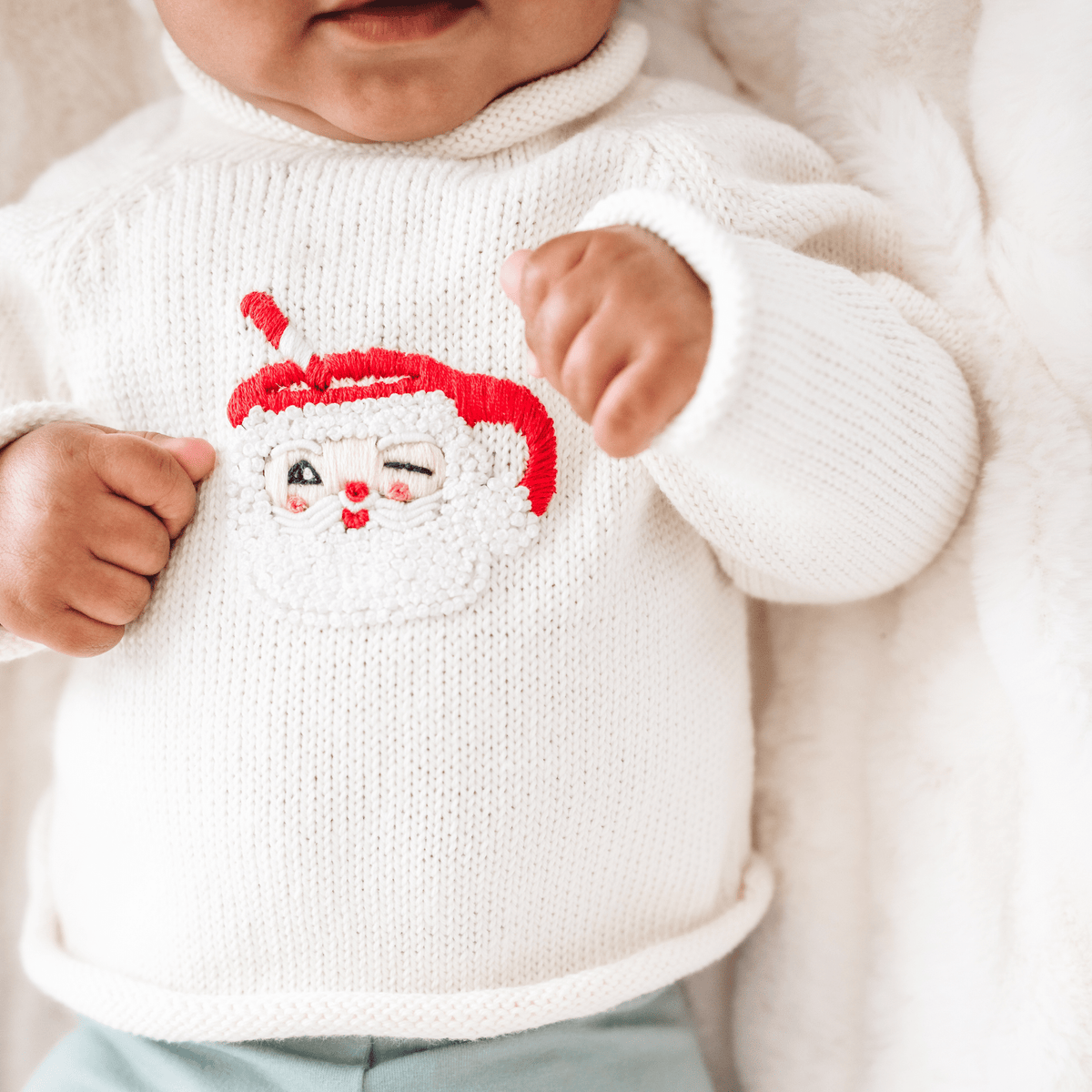 Santa's Treats Pullover Sweater - Ivory - Magnolia BabyPullover