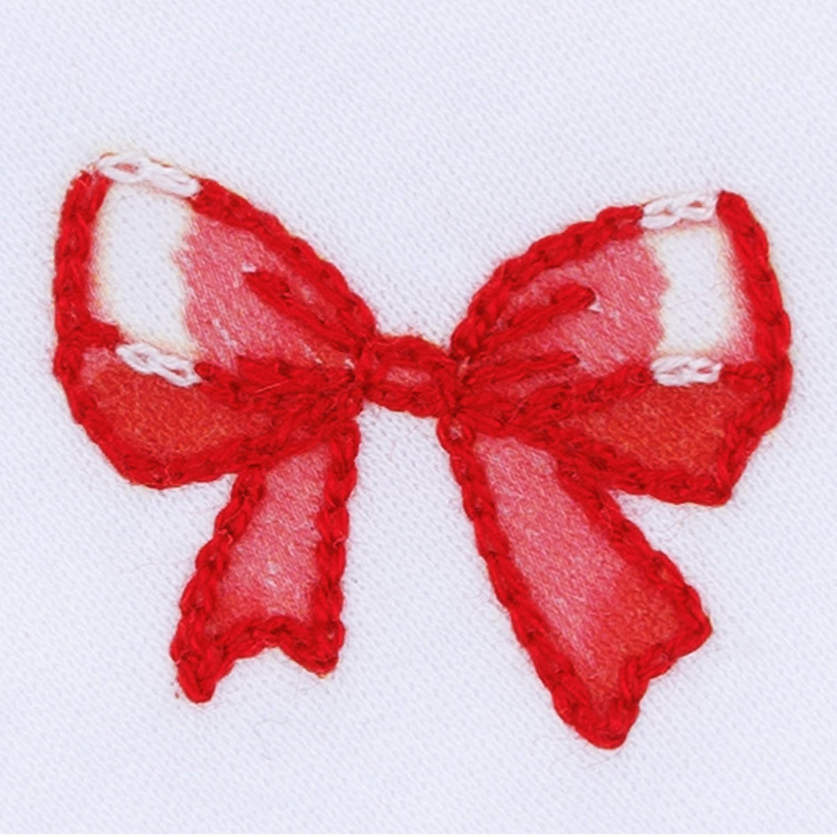 Scarlett Bows Embroidered Long Sleeve Bubble - Magnolia BabyBubble