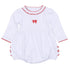 Scarlett Bows Embroidered Long Sleeve Bubble - Magnolia BabyBubble