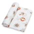 Ships Ahoy Muslin Swaddle Blanket - Magnolia BabySwaddle Blanket