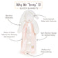 Simple Blossom Bunny Buddy Blanket - Magnolia BabySoft Toy