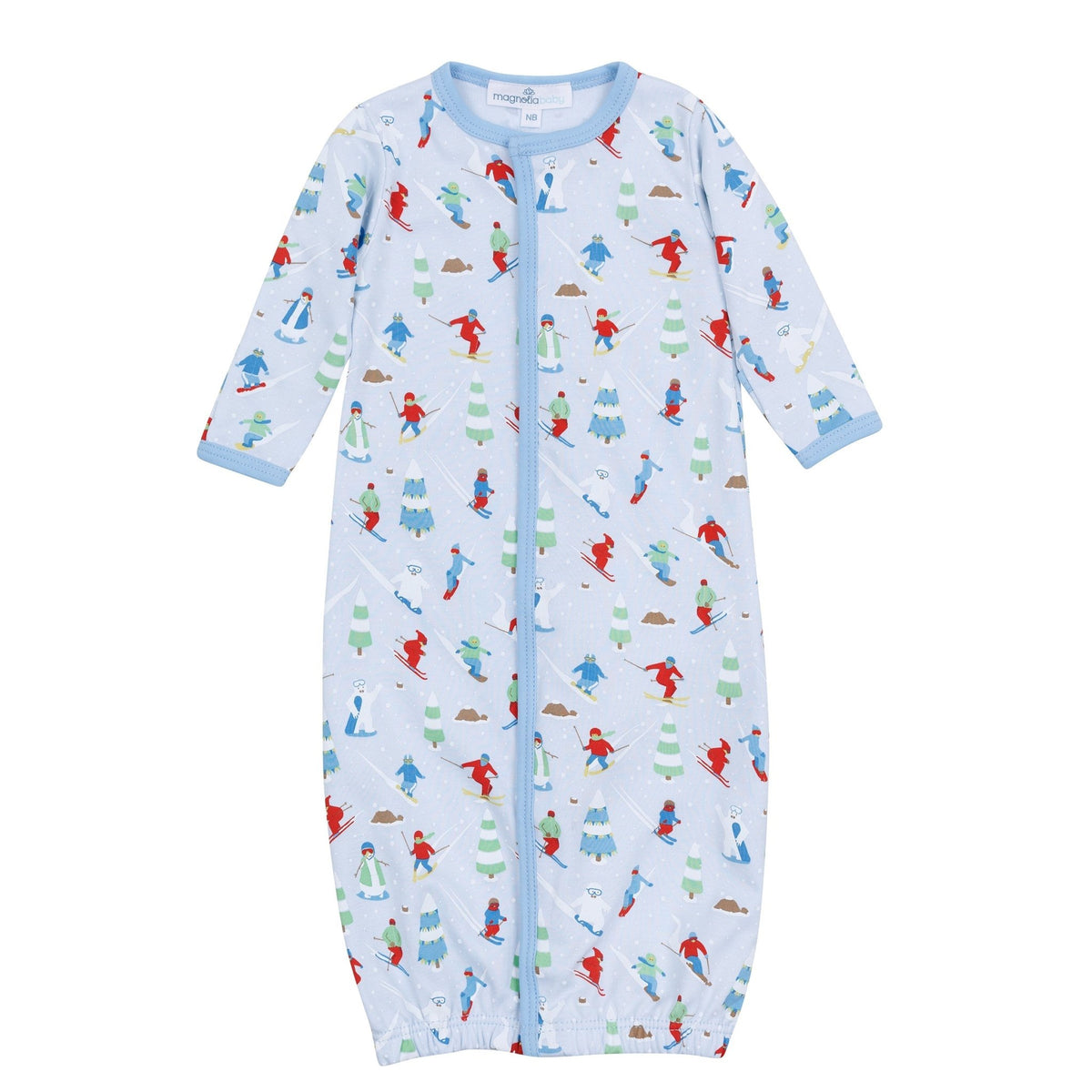 Ski Buddies Converter - Light Blue - Magnolia BabyConverter Gown