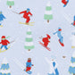 Ski Buddies Long Pajamas - Light Blue - Magnolia BabyLong Pajamas