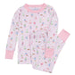 Ski Buddies Long Pajamas - Pink - Magnolia BabyLong Pajamas