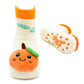 Boogie Toes_Smiley Orange Boogie Toes - Baby Rattle Socks_1