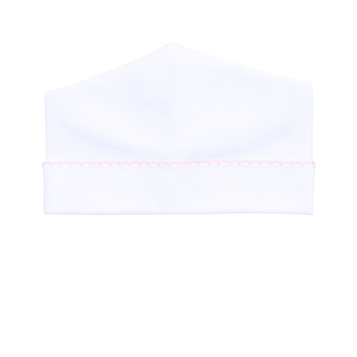 Solid Essentials White Pink Hat - Magnolia BabyHat