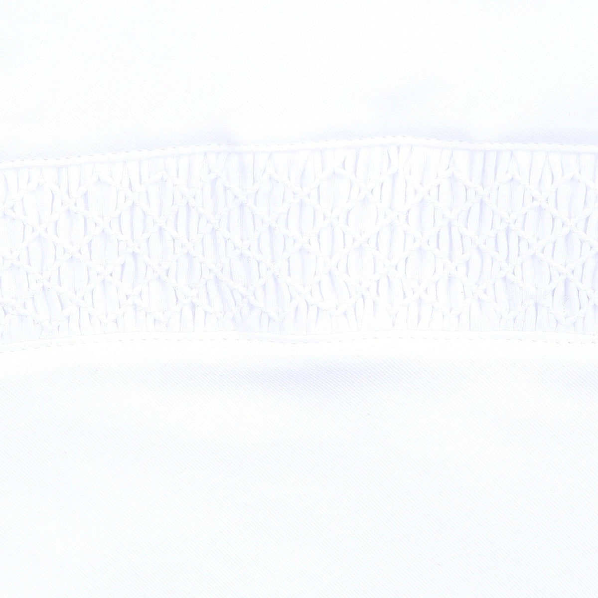 Solid Essentials White Smocked Gown - Magnolia BabyGown