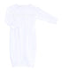 Solid Essentials White Smocked Gown - Magnolia BabyGown