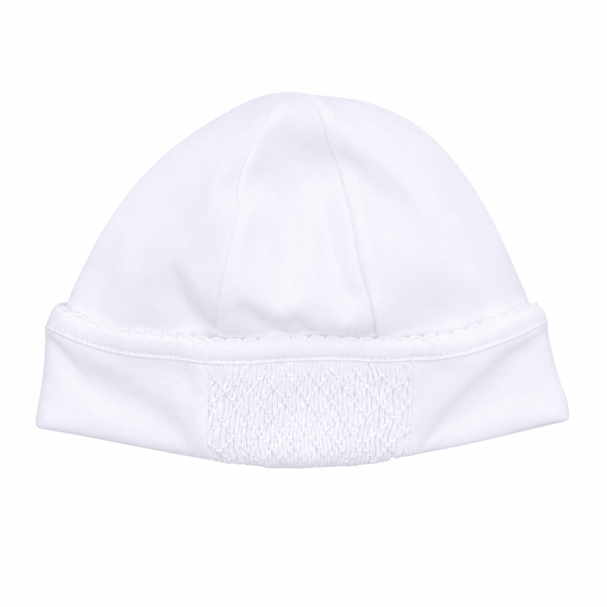 Solid Essentials White Smocked Hat - Magnolia BabyHat