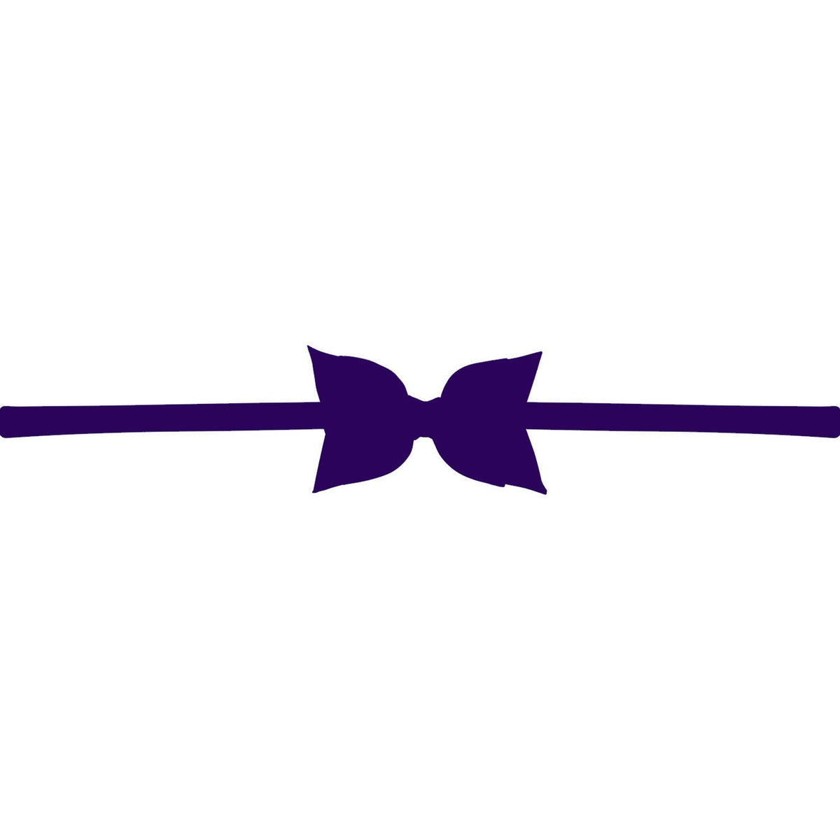Sophia Baby Headband with Grosgrain Bow - Purple - Magnolia BabyHeadband