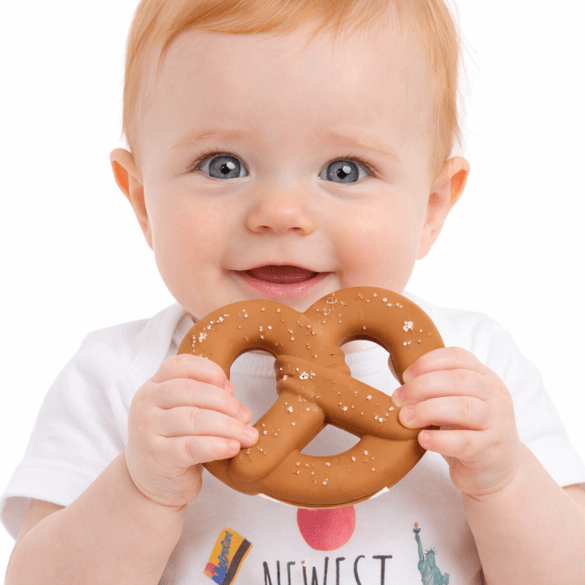 Sourdough Sonny  Pretzel Baby Teether - Magnolia BabyTeether