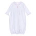 Sweet Peppermint Embroidered Ruffle Gathered Gown - Magnolia BabyGown