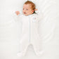 Magnolia Baby_Sweet St Nick Applique Baby's First Christmas Footie - Light Blue_2