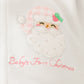 Magnolia Baby_Sweet St Nick Applique Baby's First Christmas Ruffle Footie - Pink_3
