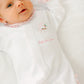 Magnolia Baby_Sweet St Nick Applique Baby's First Christmas Ruffle Footie - Pink_7
