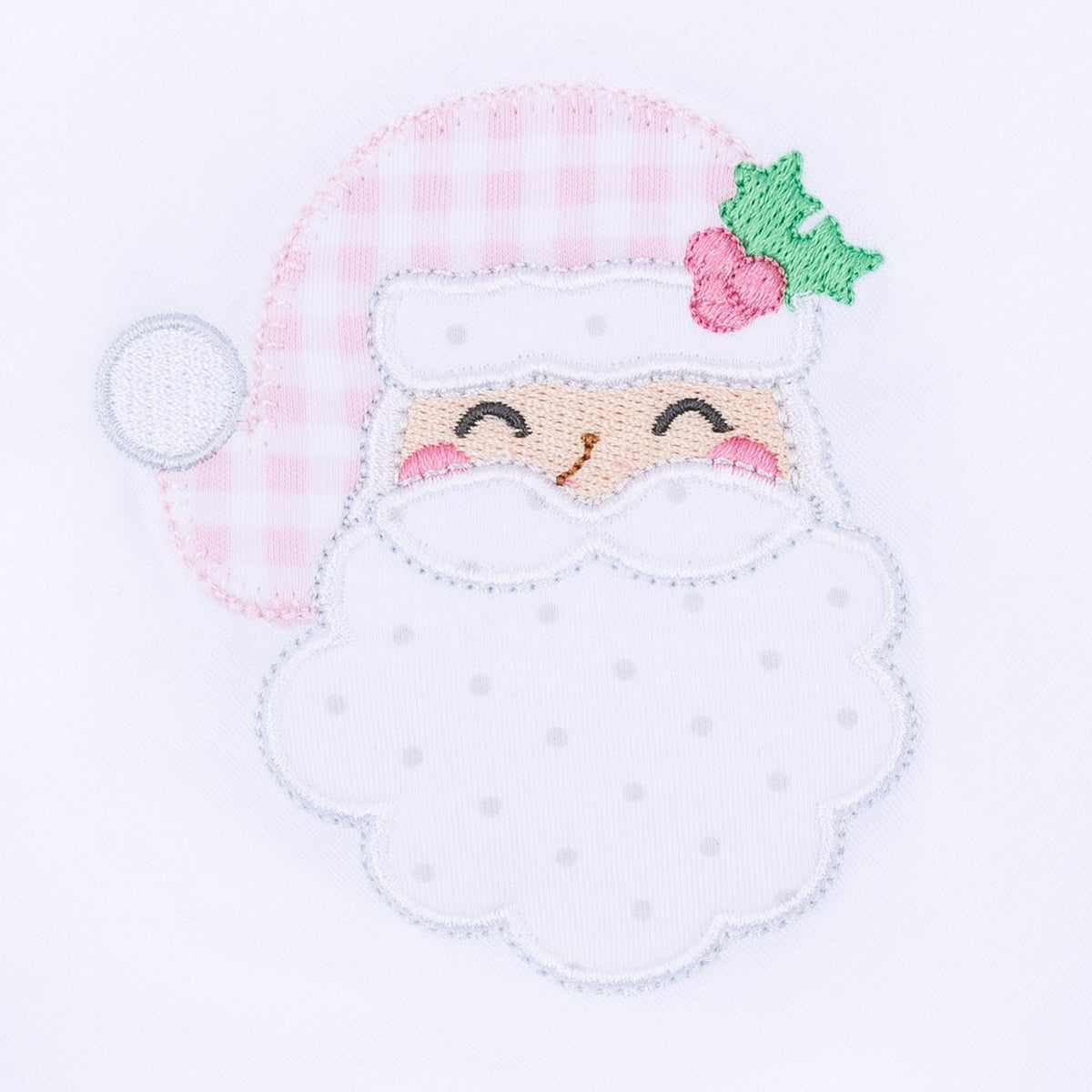 Magnolia Baby_Sweet St. Nick Applique Long Pajamas - Pink_3