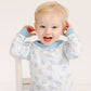 Tennis Star Long Pajamas - Light Blue - Magnolia BabyLong Pajamas