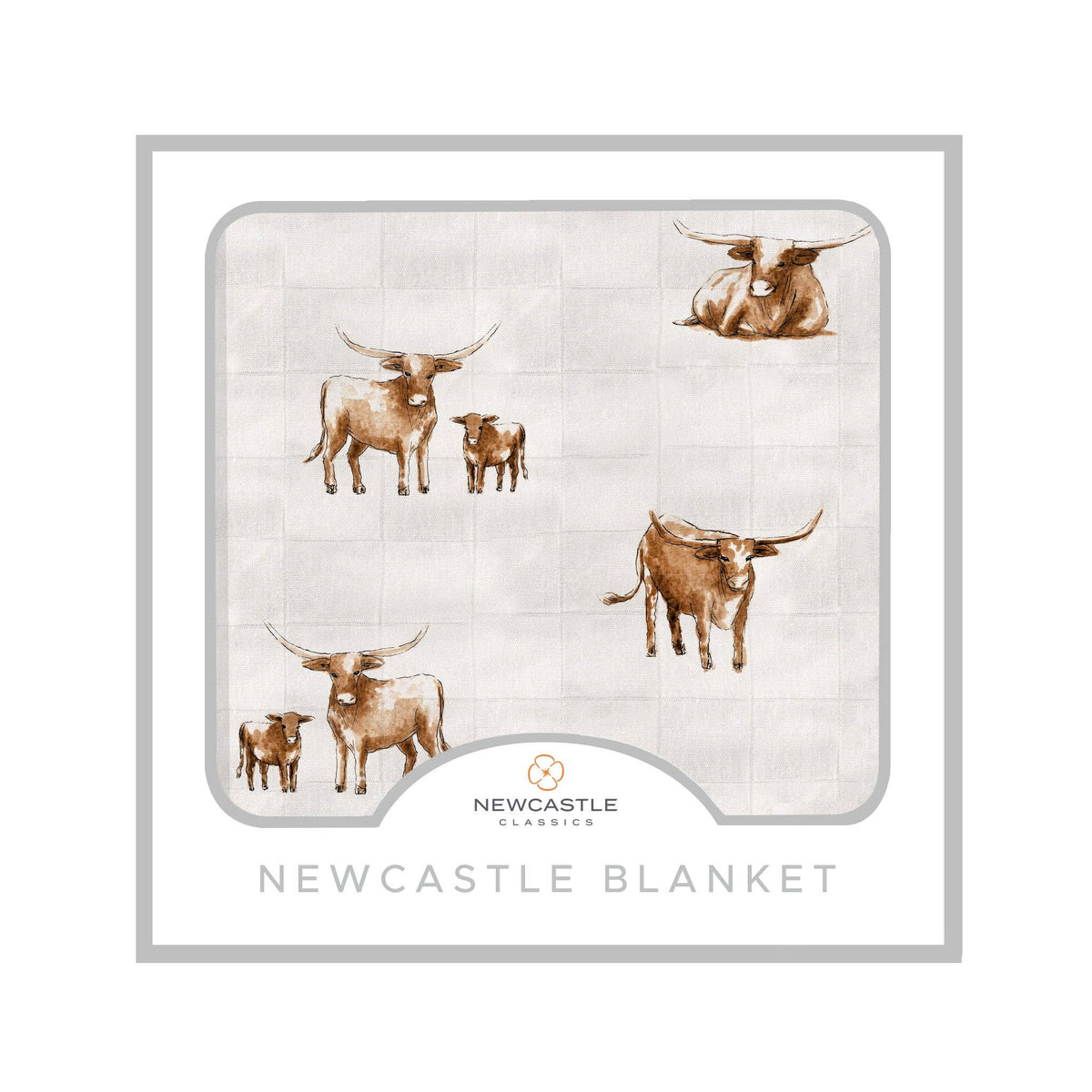 Newcastle Classics_Texas Longhorn Bamboo Blanket_3