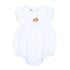 Thanksgiving Blessings Embroidered Collared Girl Bubble - Magnolia BabyBubble