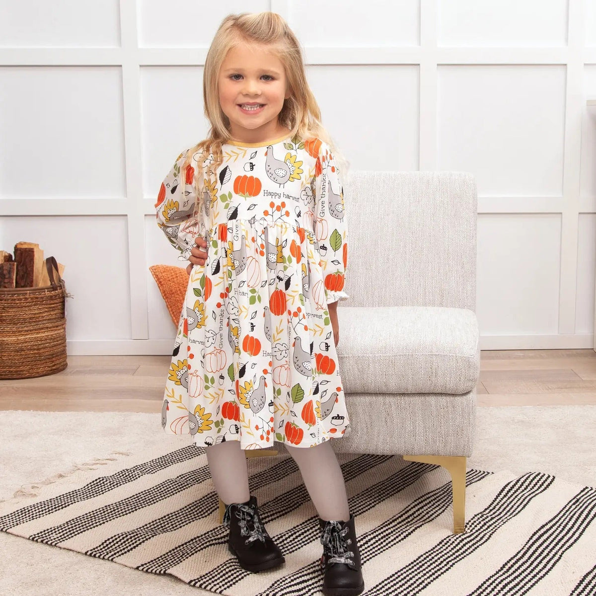 Thanksgiving Turkey Dress - Magnolia BabyDress