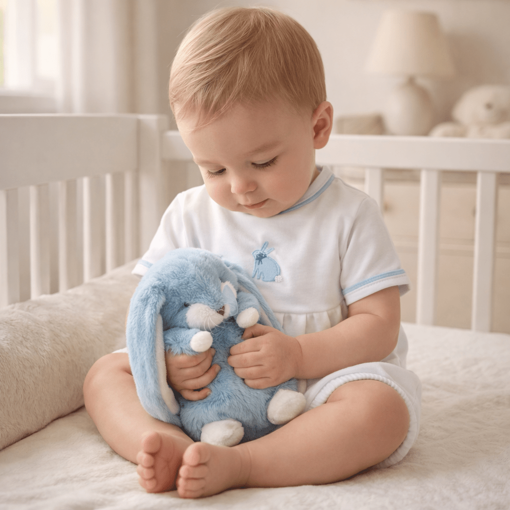 Tiny Nibble Bunny - Maui Blue - 8" - Magnolia BabySoft Toy