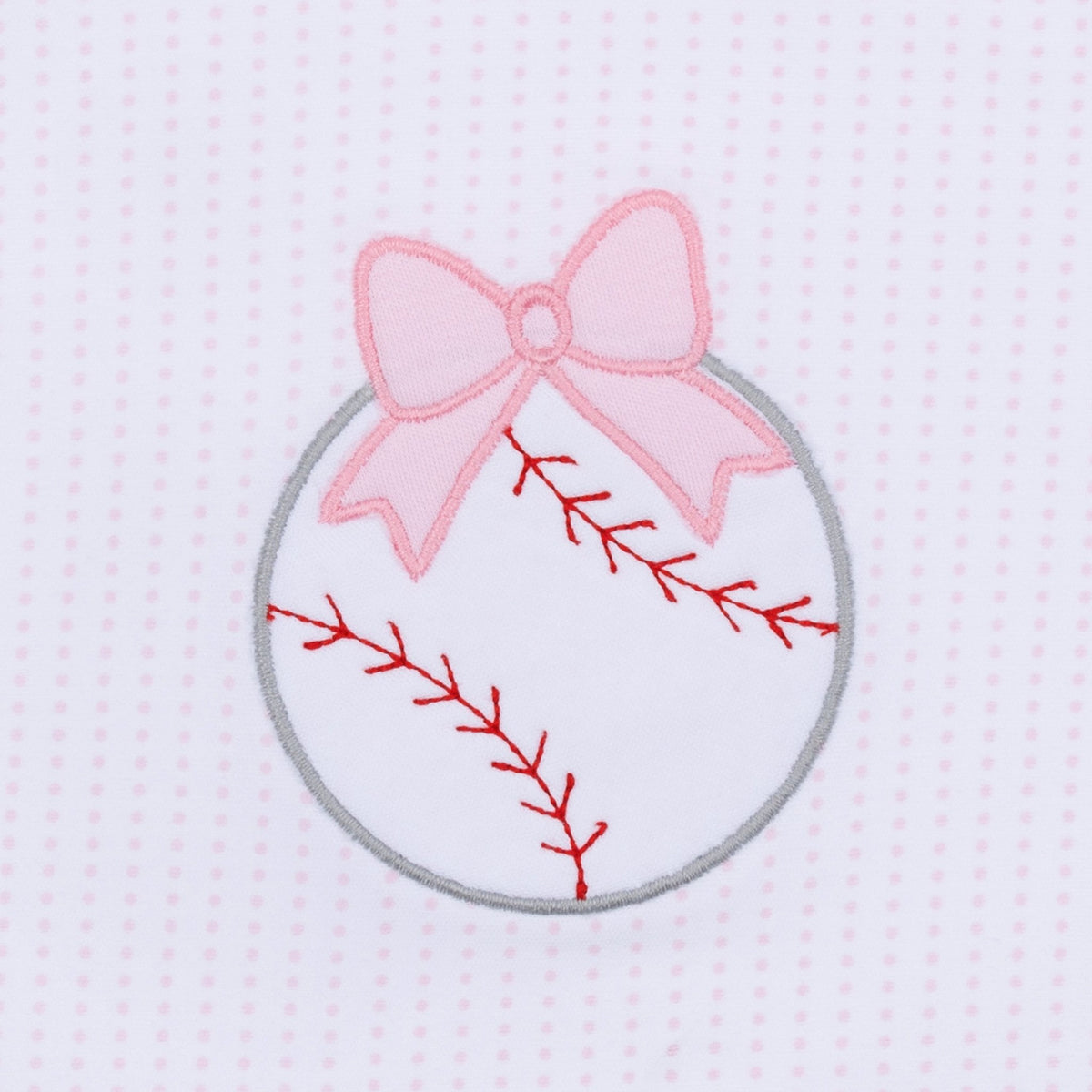 Tiny Slugger Applique Receiving Blanket - Pink - Magnolia BabyReceiving Blanket