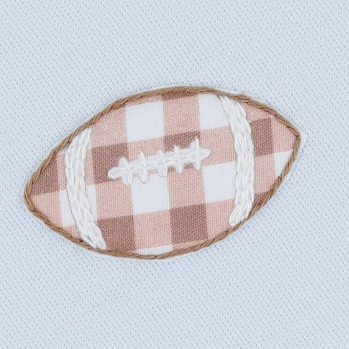Magnolia Baby_Tiny Tailgater Footie - Light Blue_2