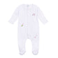 Tiny Tee Time Embroidered Footie - Pink - Magnolia BabyFootie