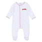 To the Rescue Embroidered Footie - Magnolia BabyFootie