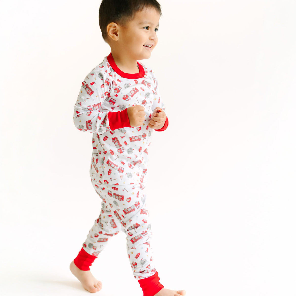 To the Rescue Long Pajamas - Magnolia BabyLong Pajamas