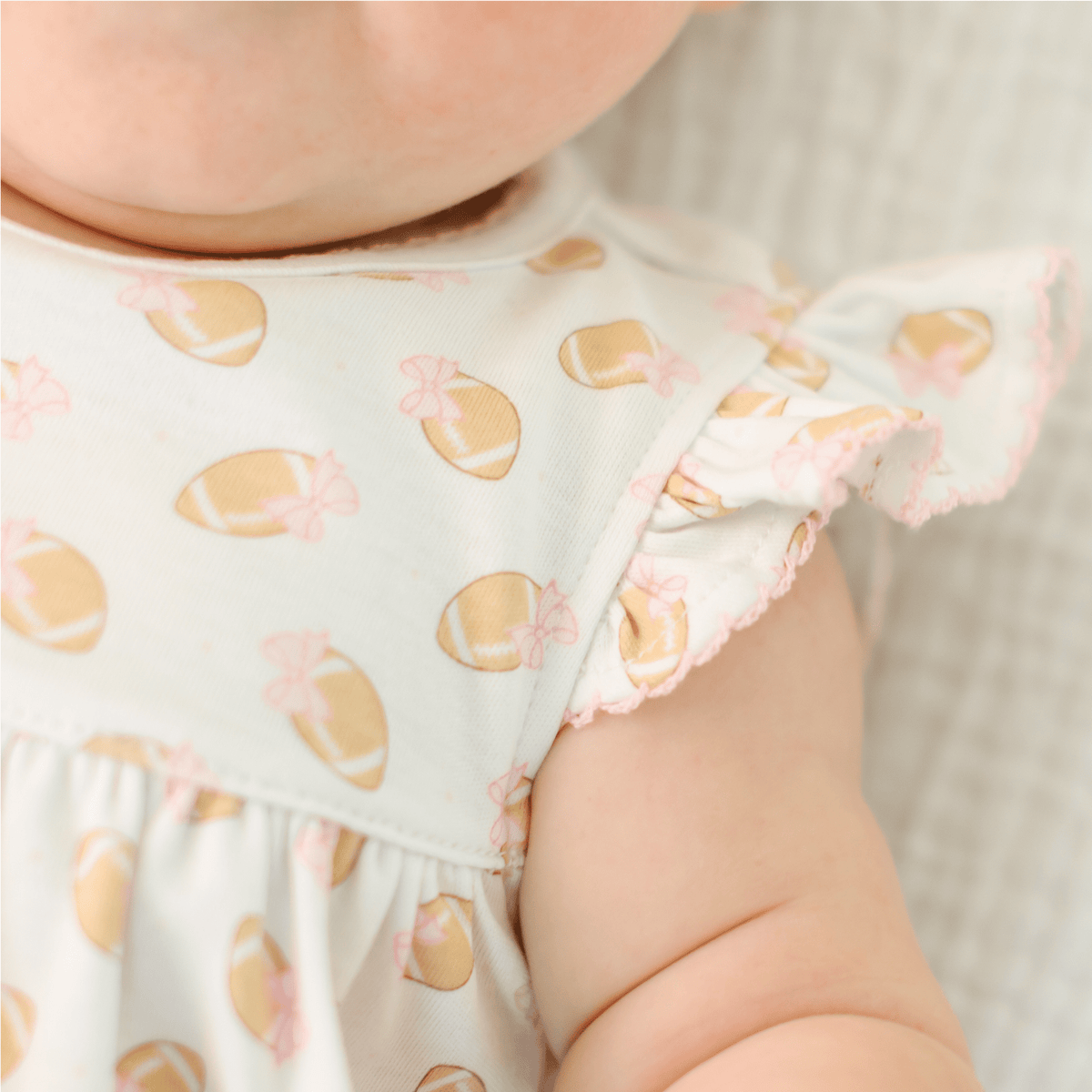 Touchdown Cutie Print Bubble - Pink - Magnolia BabyBubble