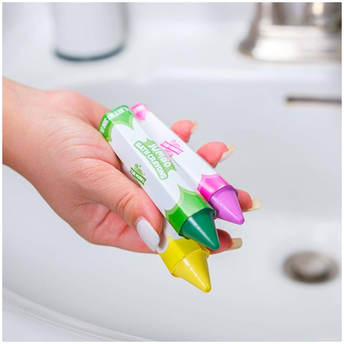 Tub Works® Smooth™ Jumbo Bath Crayons - 7 Pack - Magnolia BabyBath Toy