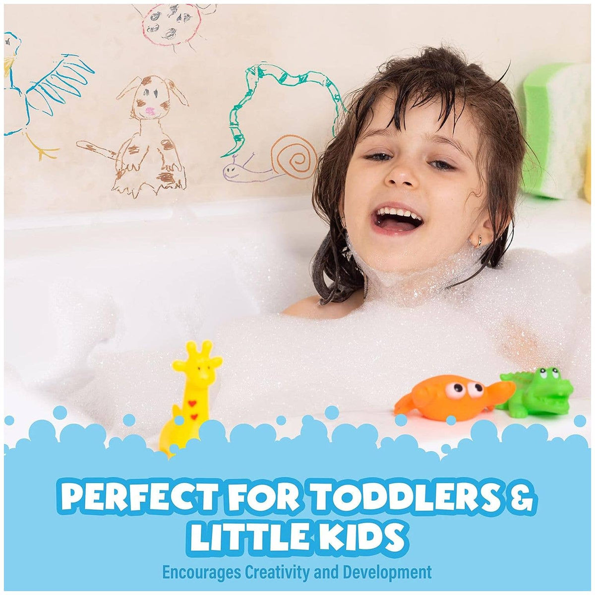 Tub Works® Smooth™ Jumbo Bath Crayons - 7 Pack - Magnolia BabyBath Toy