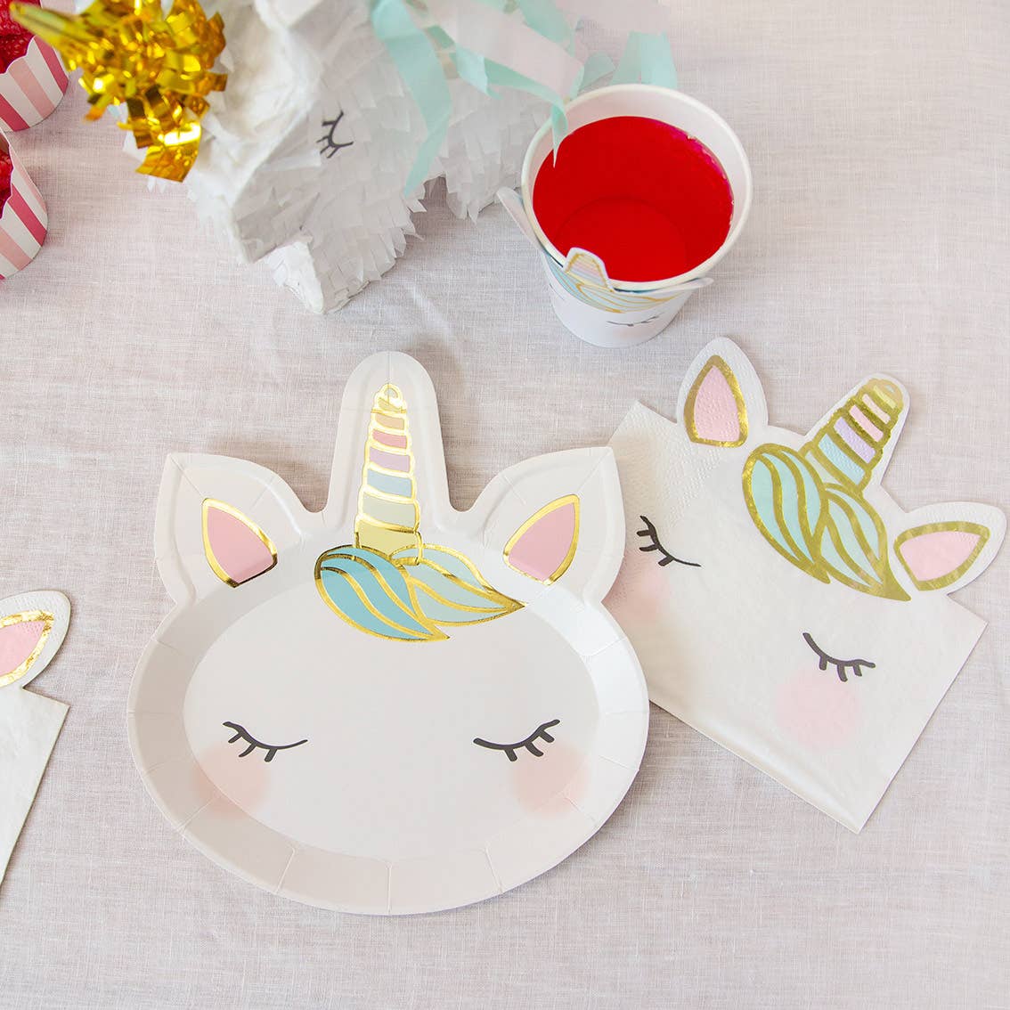 Unicorn Birthday Party Napkins - 12 Pack - Magnolia BabyParty Supplies
