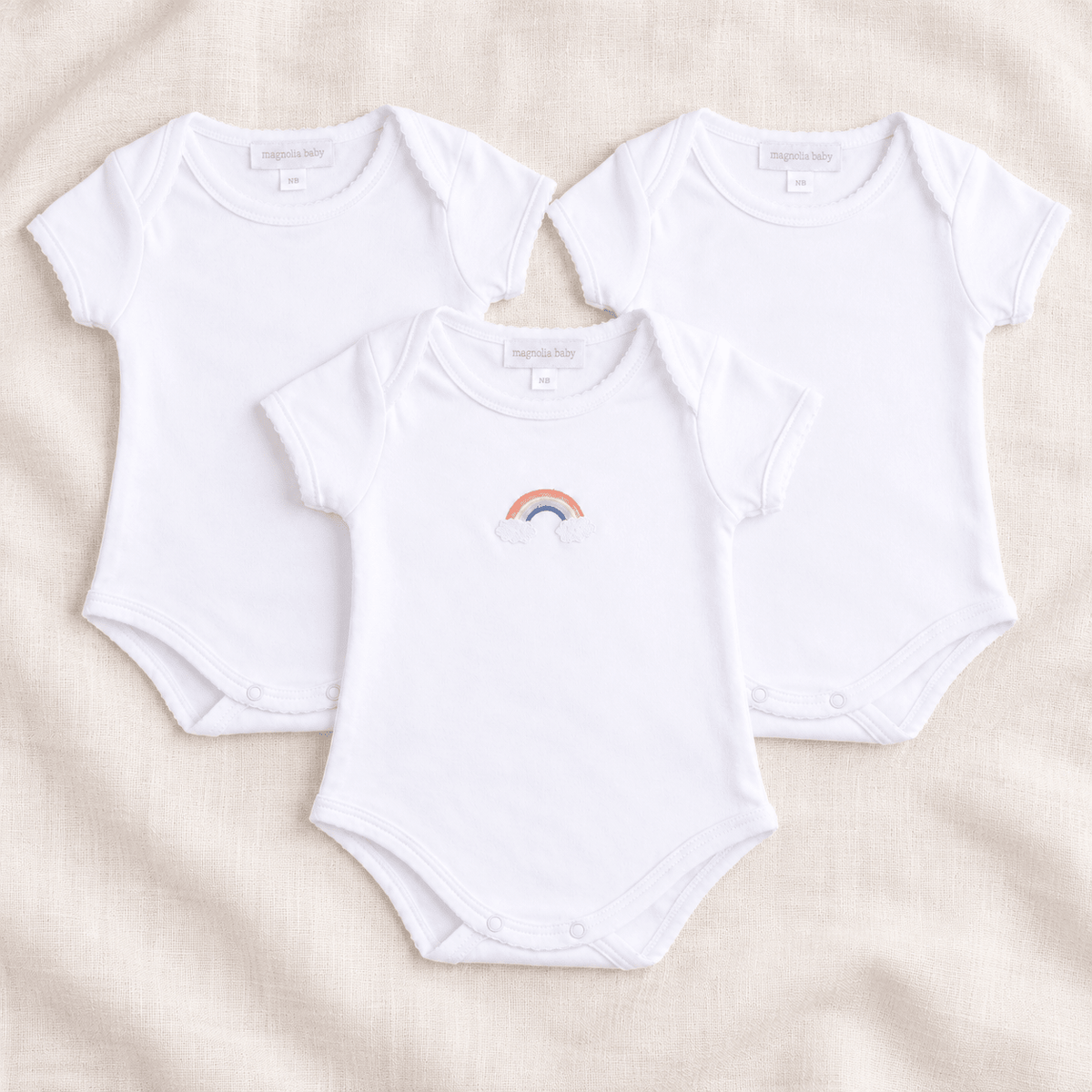 Magnolia Baby_Unisex Baby Bodysuit Set - Our Rainbow Baby + Essentials - Our Rainbow Baby_1
