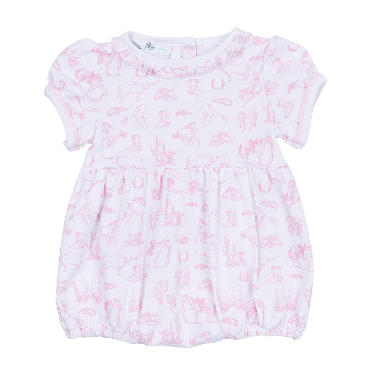 Wild West Toile Bubble - Pink - Magnolia BabyBubble
