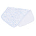 Wild West Toile Burp Cloth - Light Blue - Magnolia BabyBurp Cloth