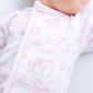 Wild West Toile Footie - Pink - Magnolia BabyFootie