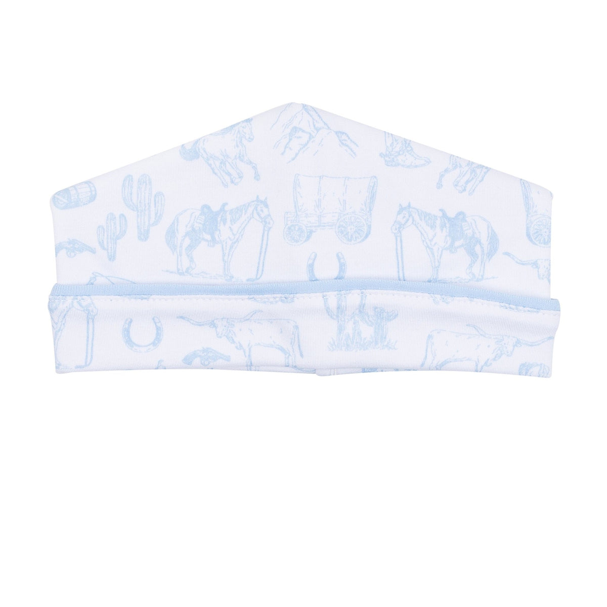 Wild West Toile Hat - Light Blue - Magnolia BabyHat