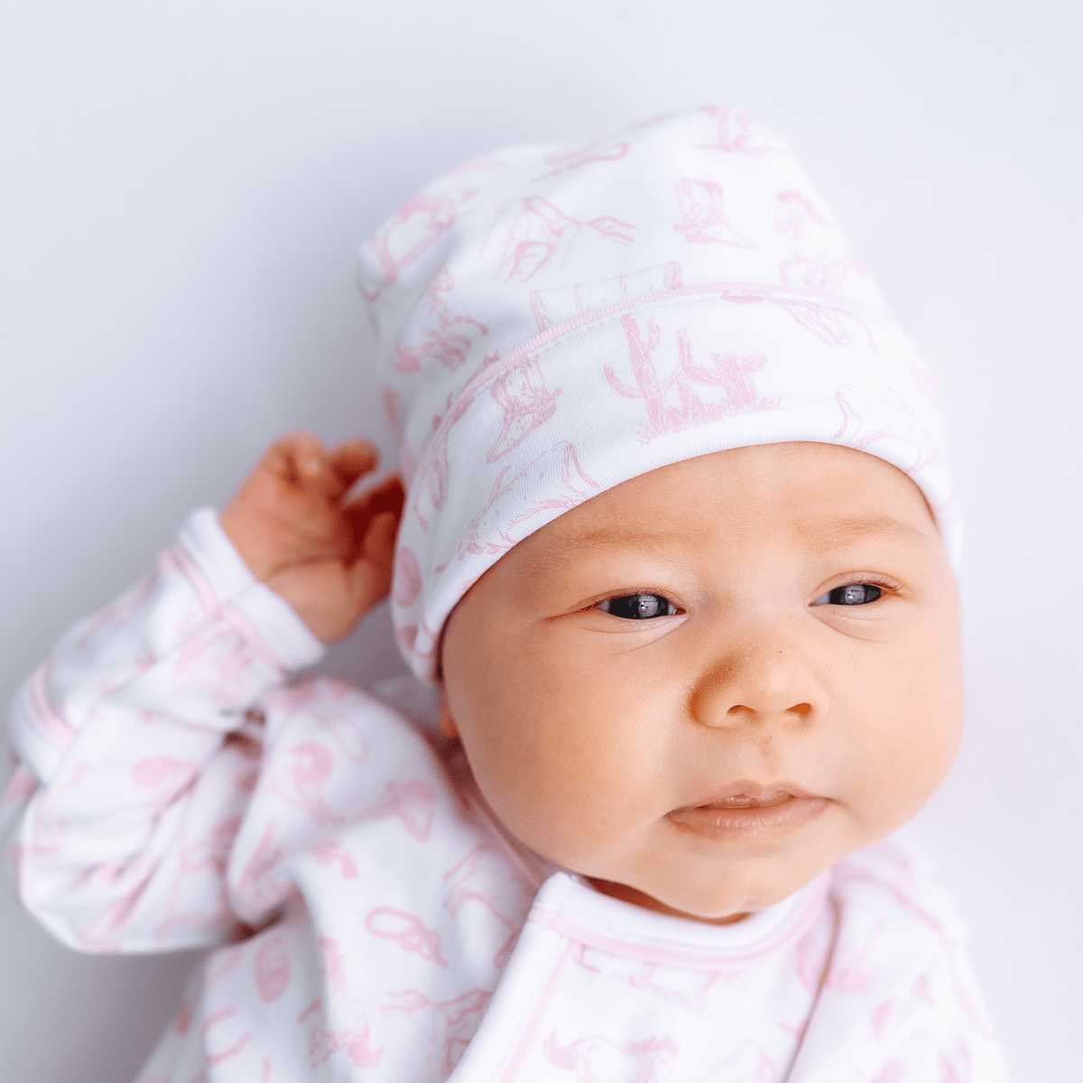 Wild West Toile Hat - Pink - Magnolia BabyHat