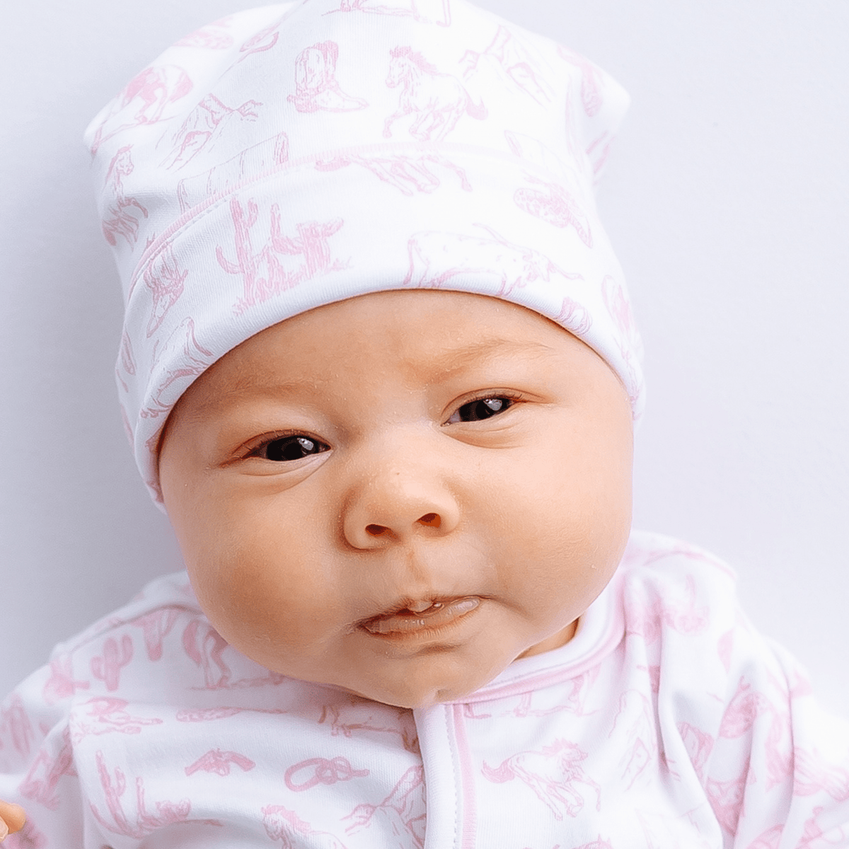 Wild West Toile Hat - Pink - Magnolia BabyHat