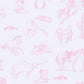 Wild West Toile Swaddle Blanket - Pink - Magnolia BabySwaddle Blanket