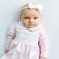 Willow's Classics Smocked Footie - Pink - Magnolia BabyFootie
