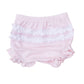Willow's Classics Smocked Ruffle Long Sleeve Diaper Cover Set - Pink - Magnolia BabyDiaper Cover