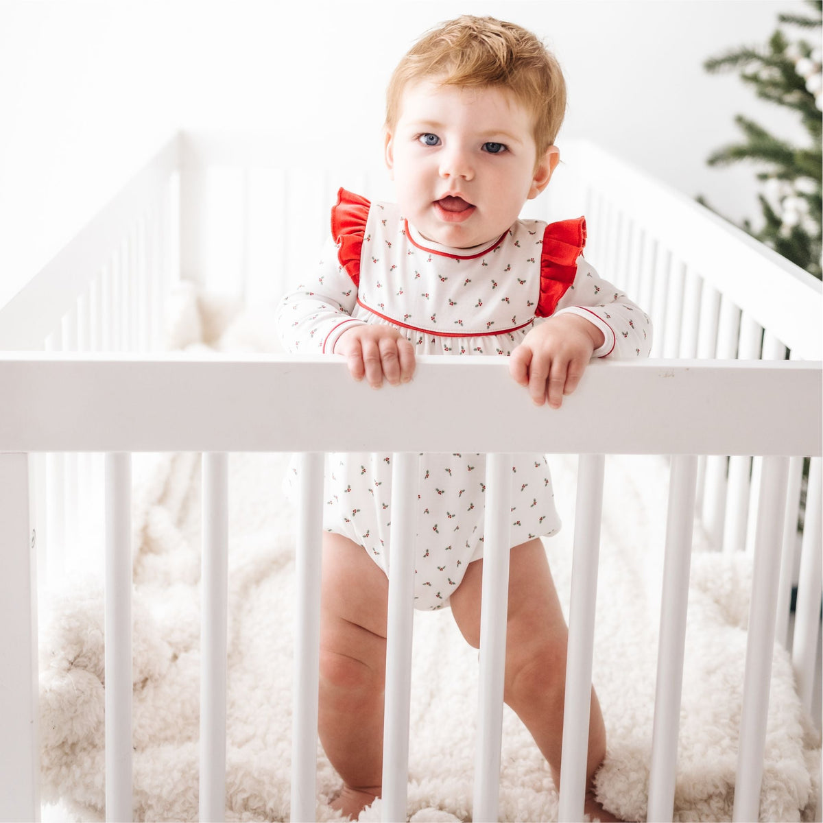 Winter Berries Long Sleeve Bubble by Luna and Arlo - Magnolia BabyBubble