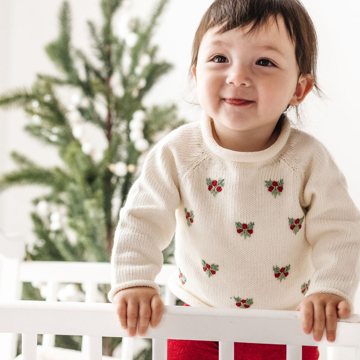 Winter Berries Raglan Sweater by Luna and Arlo - Magnolia BabyPullover