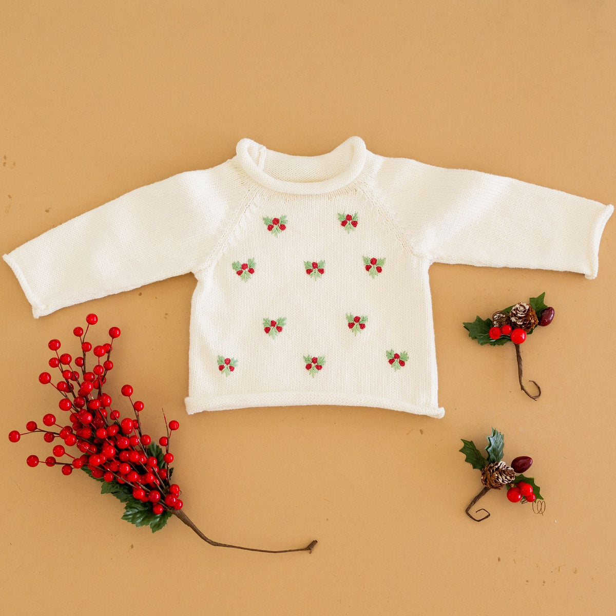 Winter Berries Raglan Sweater by Luna and Arlo - Magnolia BabyPullover