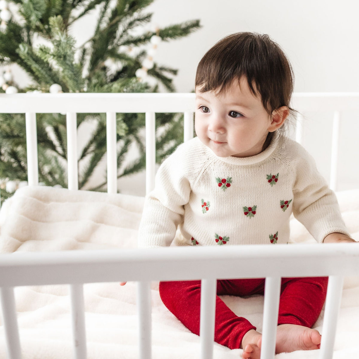 Winter Berries Raglan Sweater by Luna and Arlo - Magnolia BabyPullover